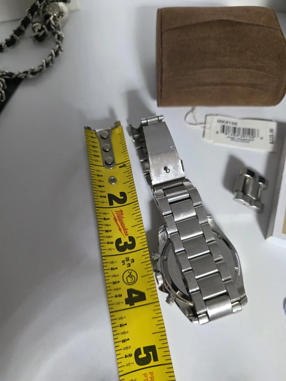 Michael Kors Men’s Silver Stainless Steel Watch - Full Inclusion W/ COA